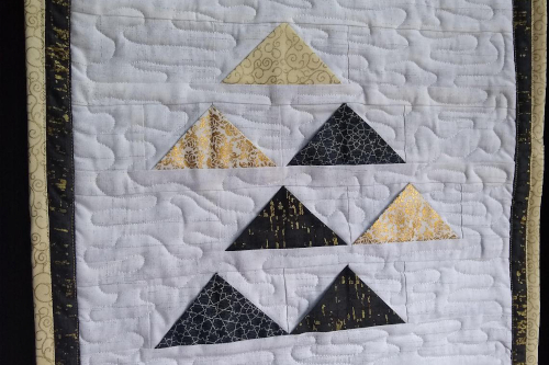 Flying Golden Geese quilt